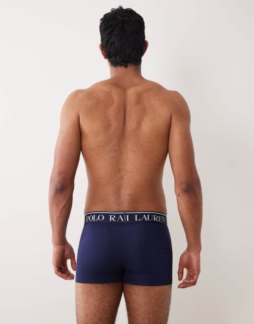 Polo Ralph Lauren - Confezione da 2 boxer blu navy e grigi con stampa di orso, 3 di 3