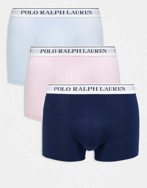 Polo Ralph Lauren - Confezione da 3 boxer aderenti blu navy/rosa/blu - view 1