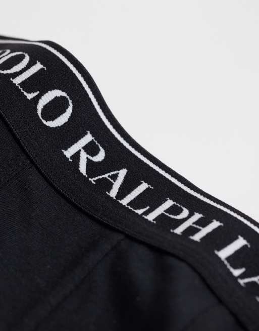 Polo Ralph Lauren - Confezione da 3 boxer in cotone elasticizzato nero, grigio e bianco, 2 di 3