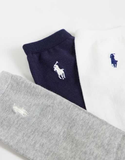 Polo Ralph Lauren confezione da 3 paia di calze con logo multicolore, 2 di 3
