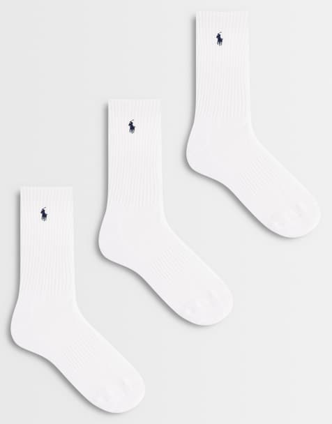 Polo Ralph Lauren - Confezione da 6 paia di calzini bianchi con logo - view 1