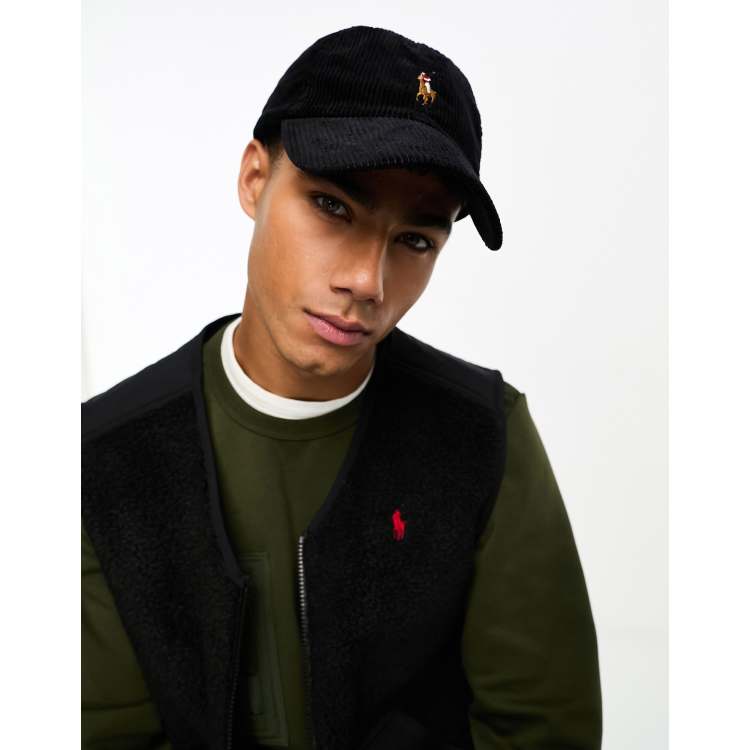 Mens black outlet polo hat