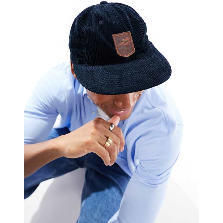 Polo Ralph Lauren cord cap with logo in navy | ASOS