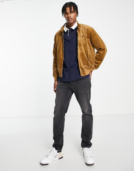 Polo Ralph Lauren harrington jacket in beige, ASOS