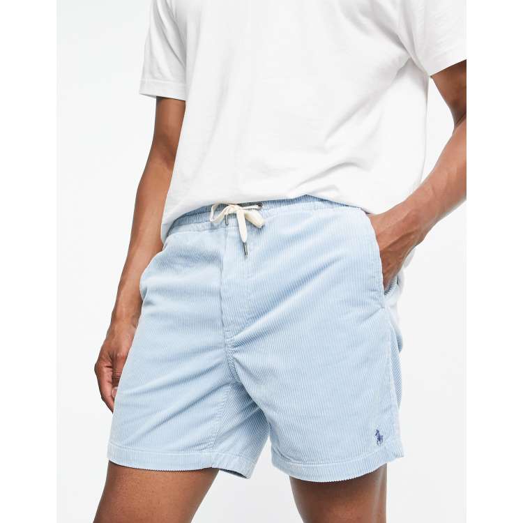 Light blue polo shorts top