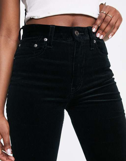 Polo Ralph Lauren cord straight leg jeans in black | ASOS