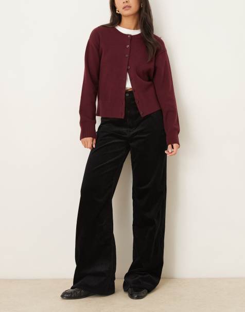 Polo Ralph Lauren – Cordhose in Schwarz mit weitem Bein - view 1