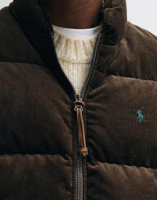Polo Ralph Lauren corduroy bomberjack in donkerbruin, 3 van 5