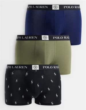 Polo Ralph Lauren cotton 3 pack trunks in multi