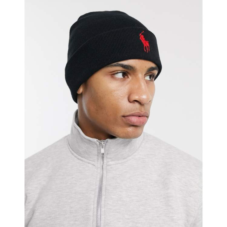 ralph lauren cotton beanie