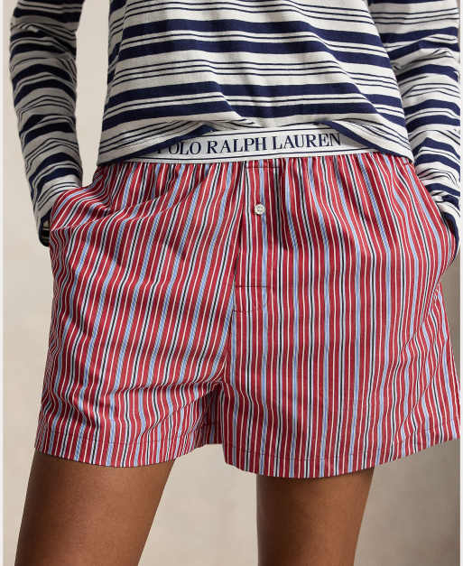 Polo Ralph Lauren Cotton poplin sleep boxer in red stripe, 4 of 4
