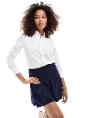 Shop Polo Ralph Lauren cotton stretch oxford shirt with logo in Online – Trendy & Affordable Fashion