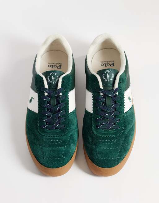 Polo Ralph Lauren Court vulc Wildleder-Sneaker in Grün, 2 von 5