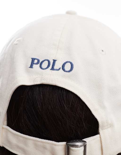 Polo Ralph Lauren - Cremehvid kasket med logo, 3 af 4