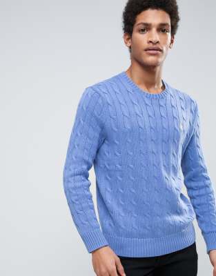 ralph lauren mens cable knit jumper