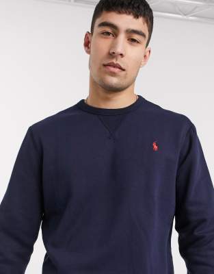 ralph lauren crew neck sweatshirt navy