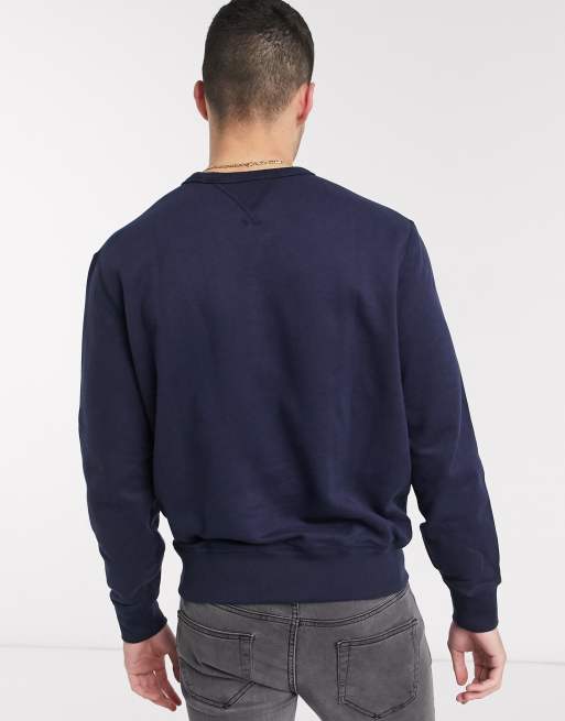Polo Ralph Lauren crew neck sweatshirt player logo in navy, 2 of 4