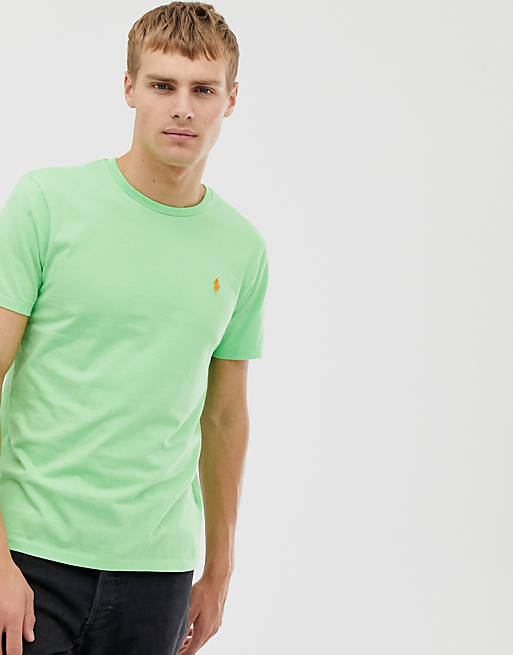 Polo Ralph Lauren crew neck t-shirt in lime green | ASOS