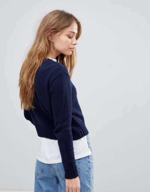 Ralph lauren cheap cropped jumper