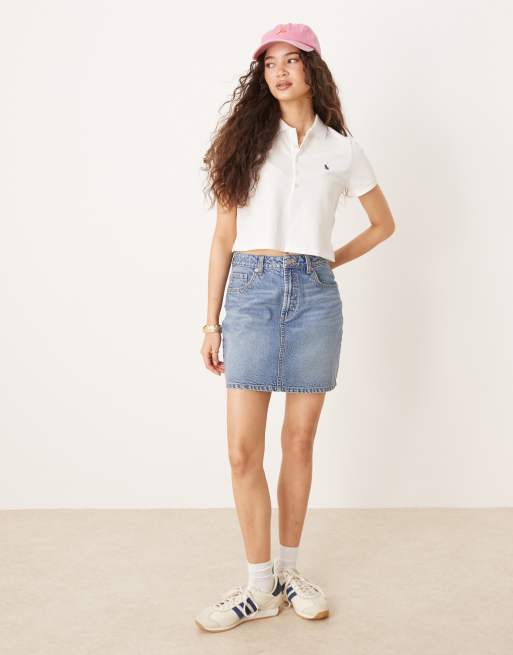 Polo Ralph Lauren - Cropped polo met icoonlogo in wit, 2 van 4
