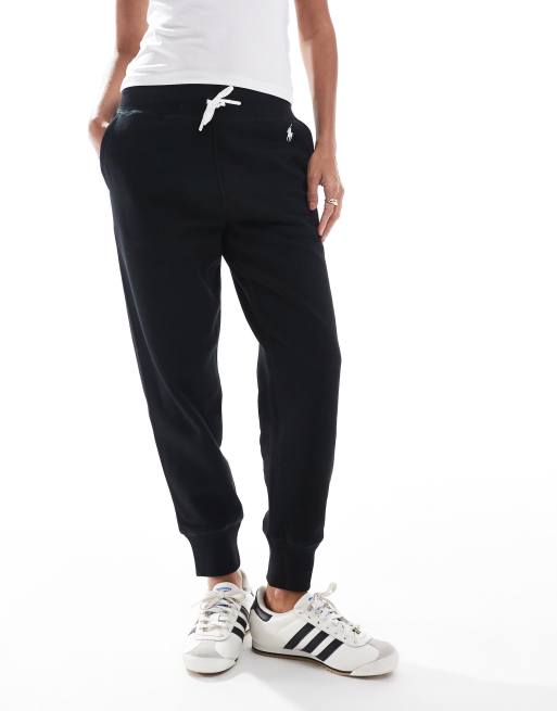 Polo Ralph Lauren cuffed trackies in black, 2 of 5