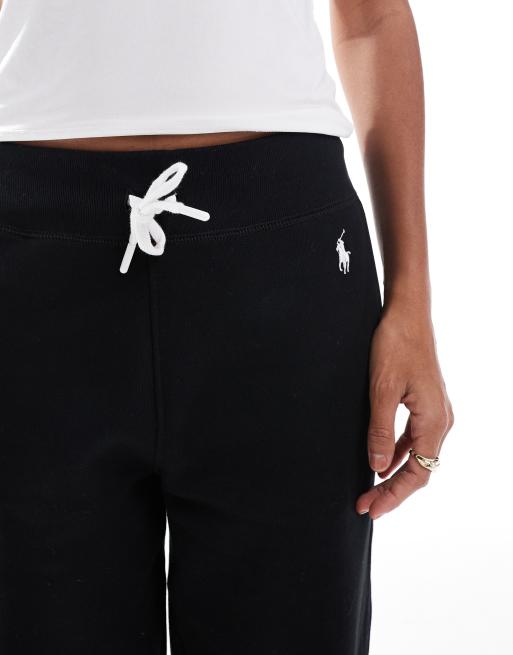 Polo Ralph Lauren cuffed trackies in black, 3 of 5