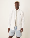 [Polo Ralph Lauren] Polo Ralph Lauren Custom Fit Oxford Shirt in White S WHITE