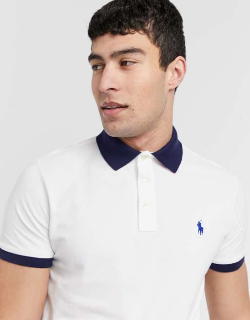 Ralph lauren sales contrast collar polo