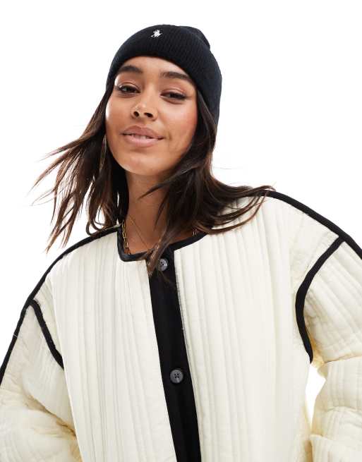 Polo Ralph Lauren – Czarna dzianinowa czapka beanie z logo z kucykiem