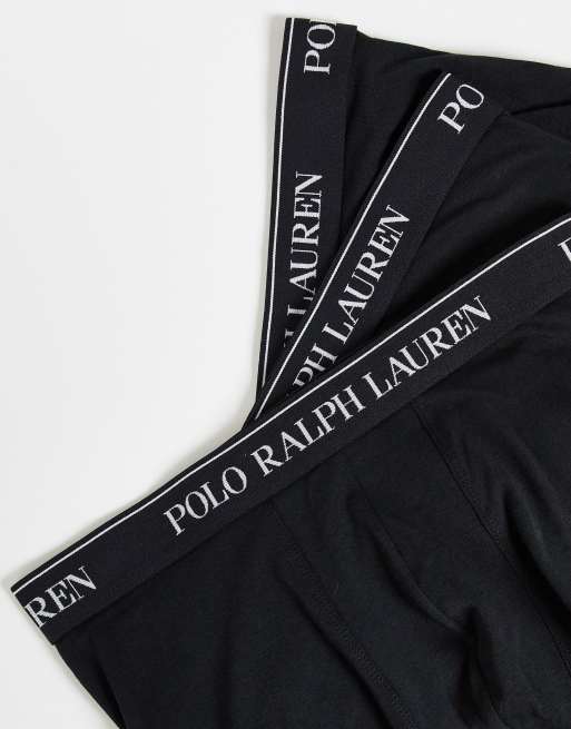 Polo Ralph Lauren – Czarne dłuższe bokserki  3 pary, 3 z 4