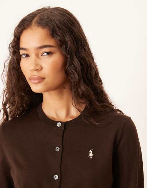Polo Ralph Lauren – Czekoladowobrązowy kardigan, 2 z 4
