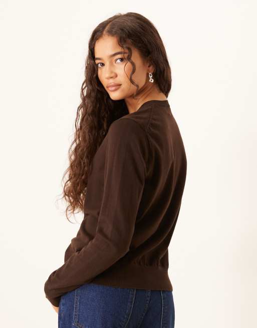 Polo Ralph Lauren – Czekoladowobrązowy kardigan, 4 z 4