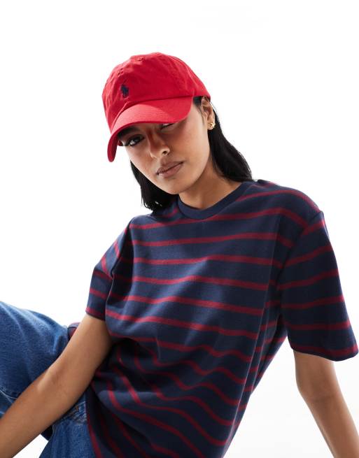 Polo Ralph Lauren – Czerwona czapka z daszkiem z logo