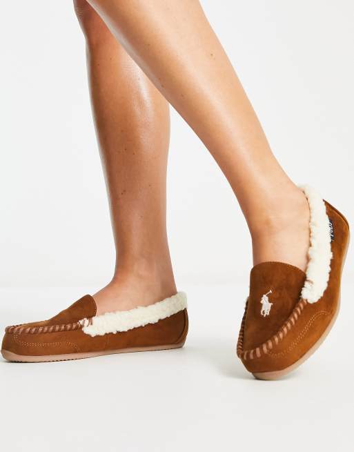 Ralph lauren slippers on sale women