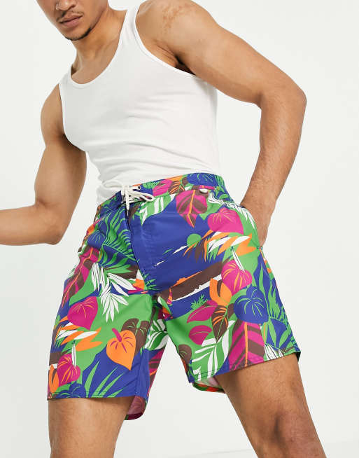 Ralph lauren floral hot sale swim shorts