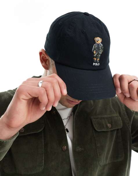 Polo Ralph Lauren - Defender - Cappellino nero in twill con logo dell'orsetto - view 1