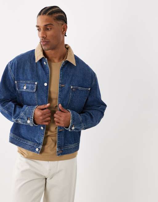 Polo Ralph Lauren - Denim bomberjack in blauw, 2 van 5