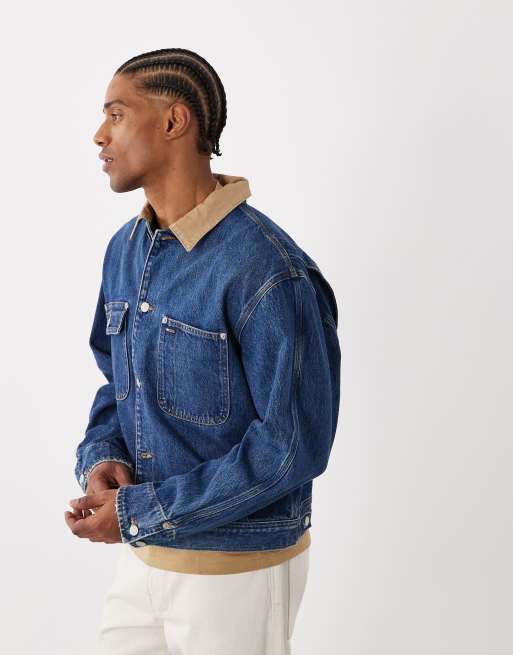 Polo Ralph Lauren - Denim bomberjack in blauw, 3 van 5