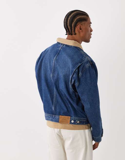 Polo Ralph Lauren - Denim bomberjack in blauw, 4 van 5