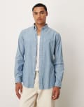 [Polo Ralph Lauren] Polo Ralph Lauren denim shirt in mid blue XL DENIM