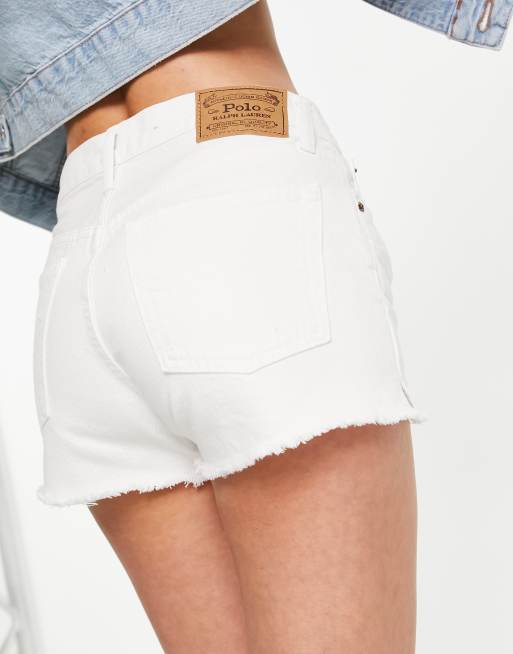 Polo Ralph Lauren denim shorts in white | ASOS