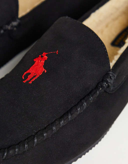 Polo ralph lauren outlet dezi black slippers