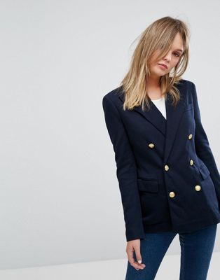 polo double breasted blazer