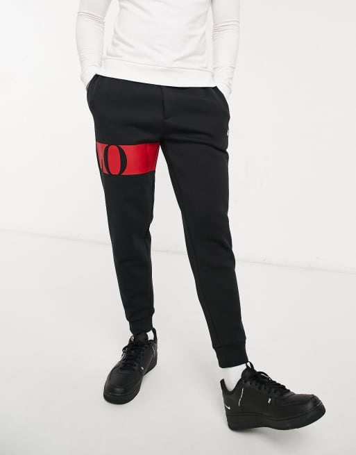 Black and red ralph lauren joggers hotsell