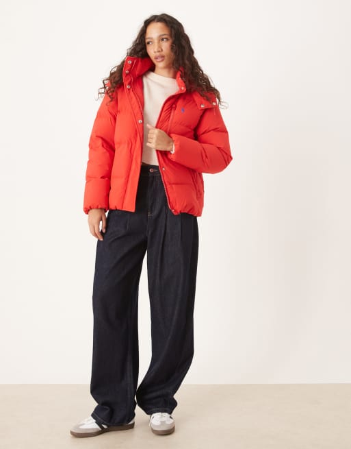 Polo Ralph Lauren - Doudoune à capuche - Rouge