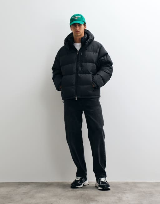 Polo Ralph Lauren doudoune à capuche tissée noire, 2 de 5