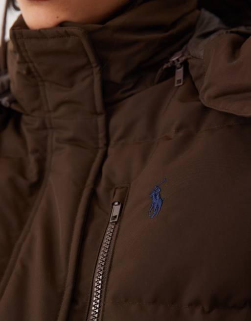Polo Ralph Lauren - Doudoune à logo emblématique - Marron, 3 de 4
