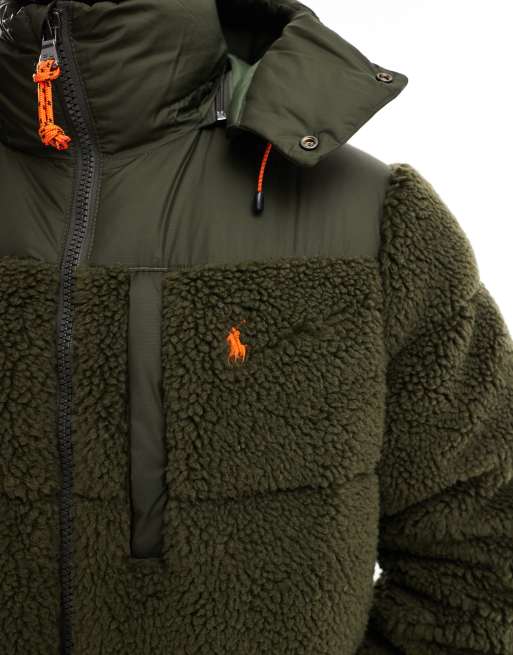 Polo Ralph Lauren Doudoune en imitation peau de mouton avec