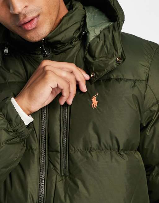 Olive green best sale ralph lauren jacket