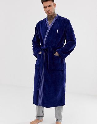 Polo Ralph Lauren dressing gown in navy 
